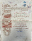 Portugal - Empreza Agricola do Principe SARL 1901. Title of 
10 stocks. Signed and stamped. Good XF