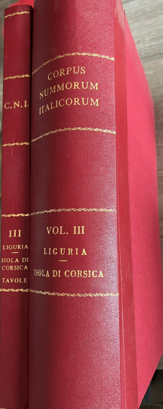 AA.VV. - CNI. Corpus Nummorum Italicorum. Roma 1912. Vol. III. Liguria – Isola d...