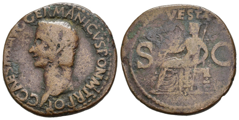 CALIGOLA (37-41). Roma. Asse. AE (10,74 g). D/ C CAESAR AVG GERMANICVS PON M TR ...