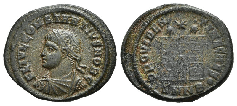 COSTANZO II, Cesare (324-337). Nicomedia. Nummus. 328-329. AE (2,94 g). D/ FL IV...