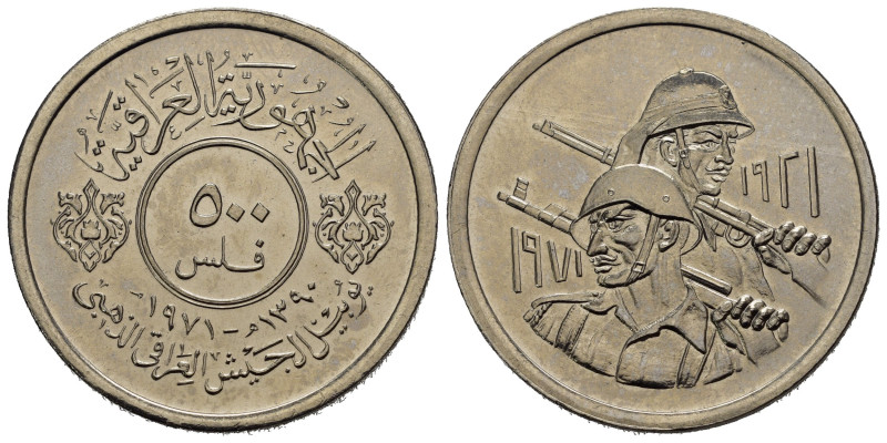 IRAQ. 500 Fils 1971. Ni. qFDC