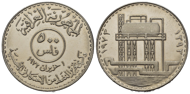 IRAQ. 500 Fils 1973. Ni. FDC