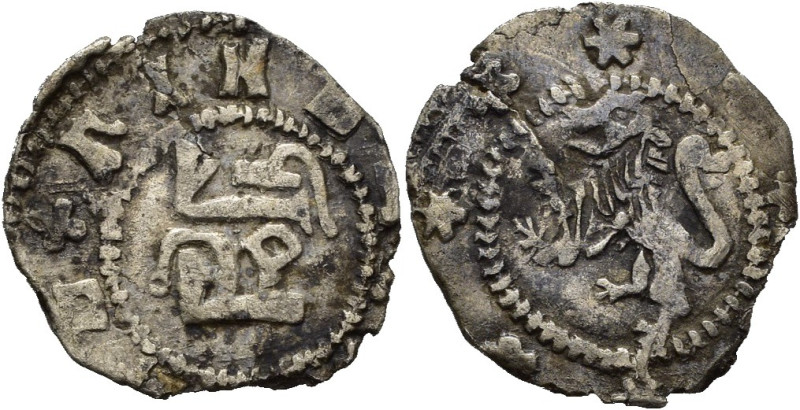 SERBIA. Djuradj Brankovic (1427-1456). Dinar. AG (0,60 g). D/ monogramma, intorn...