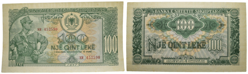 Banconote Estere – Albania – Repubblica Socialista – 100 Leke 1957. Conservazion...