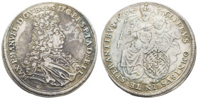 Deutschland bis 1800 Bayern Herzogtum
 Taler, 1694, Maximilian II. Emanuel, Dav. 6100, Hahn 199, Felder bearbeitet, ss.