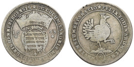 Deutschland bis 1800 Henneberg Grafschaft
 2/3 Taler, 1693, Gemeinschaftsprägung, Ilmenau, Dav. 868, ss.