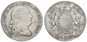 Deutschland bis 1800 Hessen-Kassel Landgrafschaft
 Taler, 1796, Wilhelm IX., Dav. 2305, Rand und Felder bearbeitet, ss.