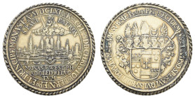 Deutschland bis 1800 Münster Stadt
 Taler, 1661, Christoph Bernhard von Galen, auf die Einnahme der Stadt Münster, Dav. 5603, gefasst, Broschierspure...