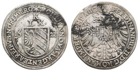 Deutschland bis 1800 Nürnberg Stadt
 60 Kreuzer (Gulden), 1622, mit Titel Ferdinand II., Rf., Hitzespuren, ss.