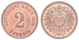 Kleinmünzen 1871-1922
 2 Pfennig, 1906, E, st. J. 11