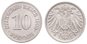 Kleinmünzen 1871-1922
 10 Pfennig, 1899, E, st. J. 13