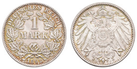 Kleinmünzen 1871-1922
 1 Mark, 1892, F, f. st., J. 17.