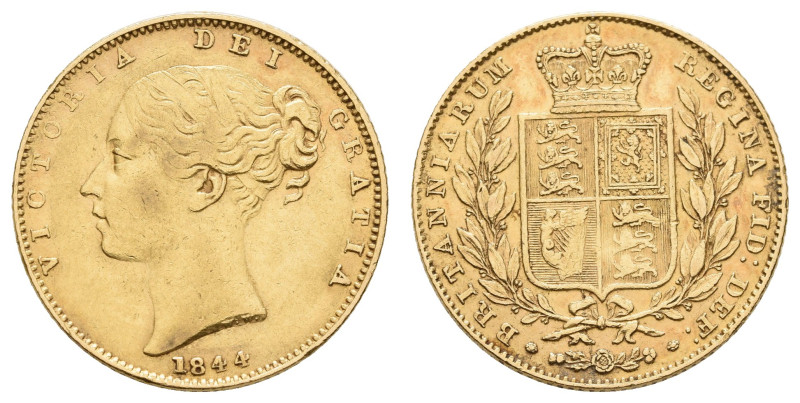 Europa und Übersee Grossbritannien
 Sovereign, 1844, Victoria, Fried. 387.e, ss...