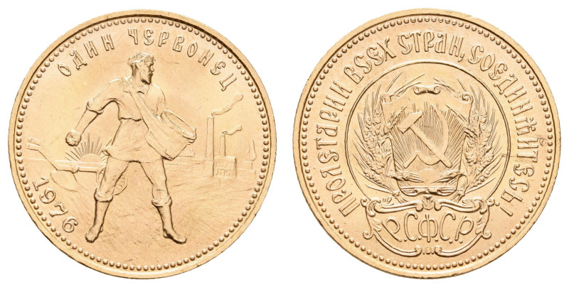 Europa und Übersee Russland Sowjetunion 1924-1991
 10 Rubel, Gold, 1976, Tscher...