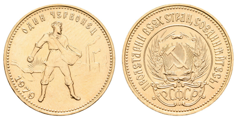 Europa und Übersee Russland Sowjetunion 1924-1991
 10 Rubel, Gold, 1979, Tscher...