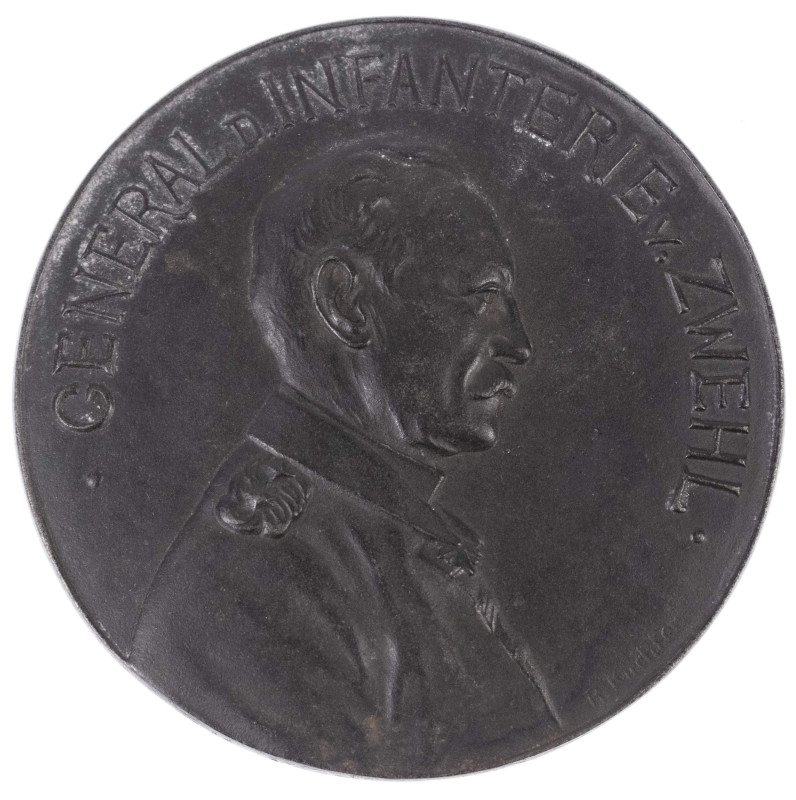 Medaillen Personenmedaillen
 Geschwärzte Eisengußmedaille (316 g, 97,5 mm), 191...