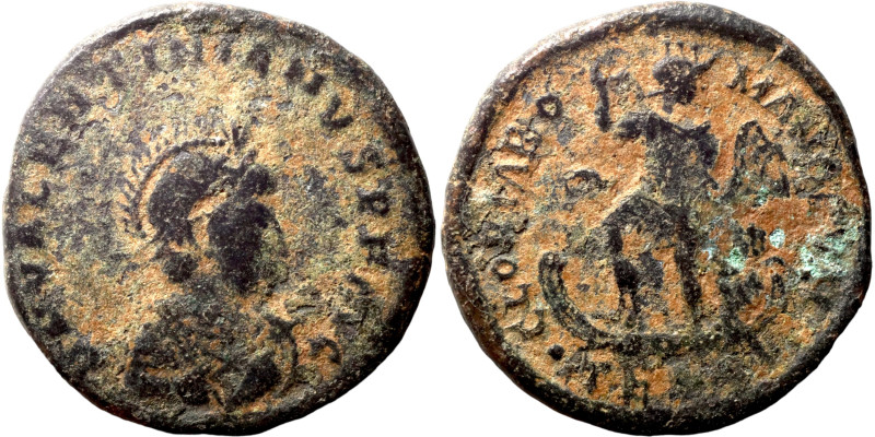 Follis - Valentinianus II 383-388 GLORIA ROMANORVM; Thessalonica

22mm 4,40g