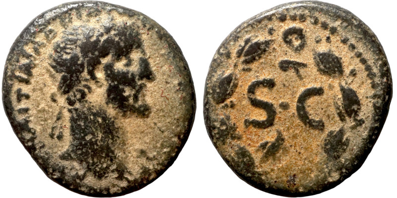 Antoninus Pius, 138-161 AD

18mm 3,64g

Artificial sand patina