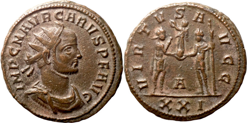 Carus für Numerianus. Antoninian 283,

20mm 3,93g