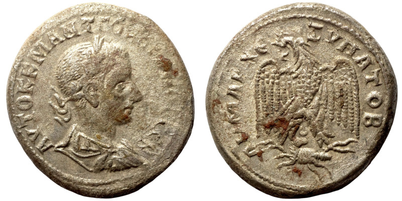 Syria, Gordian III (238-244 AD),Tetradrachm, Antioch, , Billon, Prieur:282 Laure...