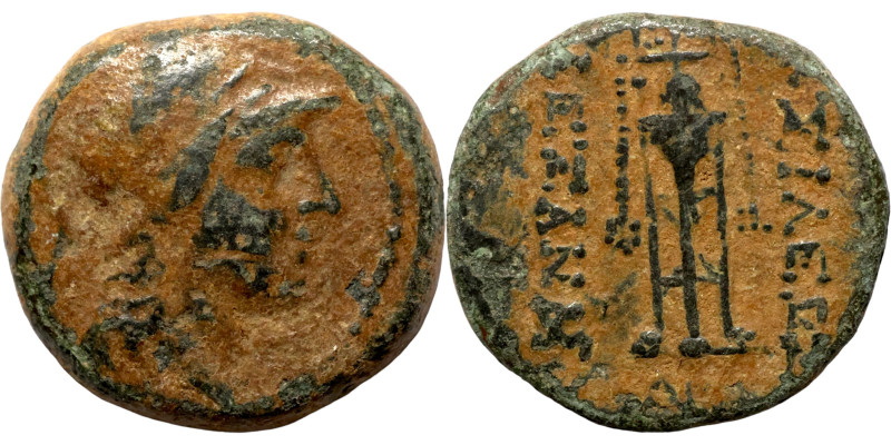 Greek coin 1-4 century Bronze

14mm 2,88g