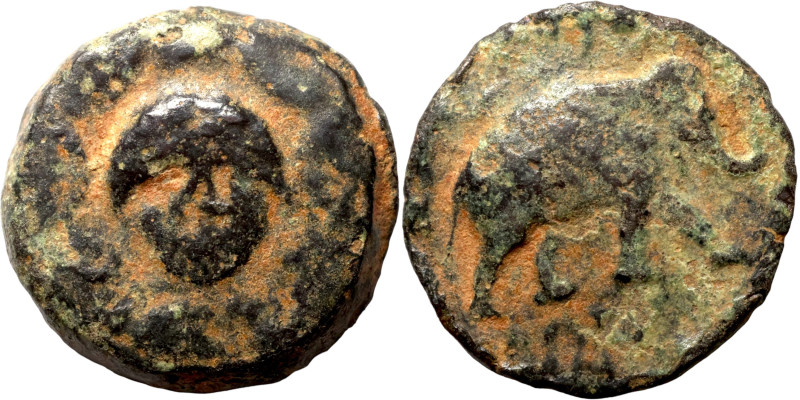 Seleukid Kingdom Greek coin 1-4 Century Bronze

18mm 5,07g