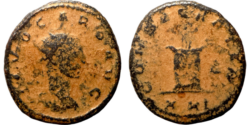 Roman coin

21mm 3,17g

Artificial sand patina