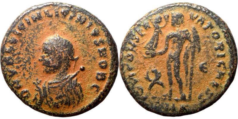 Licinius II. (315-324 ) Follis

18mm 3,10g

Artificial sand patina