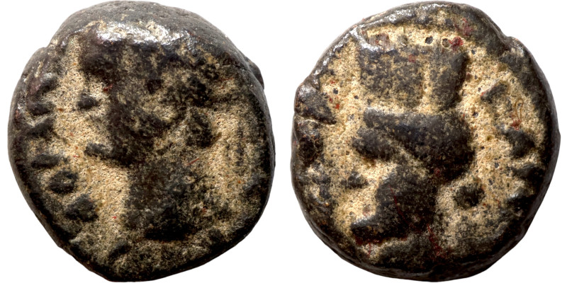 Roman coin

12mm 2,47g

Artificial sand patina