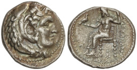 Ancient Greece

Tetradracma. 325-324/3 a.C. ALEXANDRO III. Acuñaciones póstumas bajo Stamenes o Archon. BABILONIA. Anv.: Cabeza de Hércules con piel...