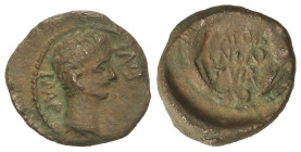 Celtiberian Coins

Cuadrante. 27 a.C.-14 d.C. ÉPOCA DE AUGUSTO. CAESARAUGUSTA (ZARAGOZA). Anv.: AVGVSTVS IMP. Cabeza desnuda de Augusto a derecha. R...
