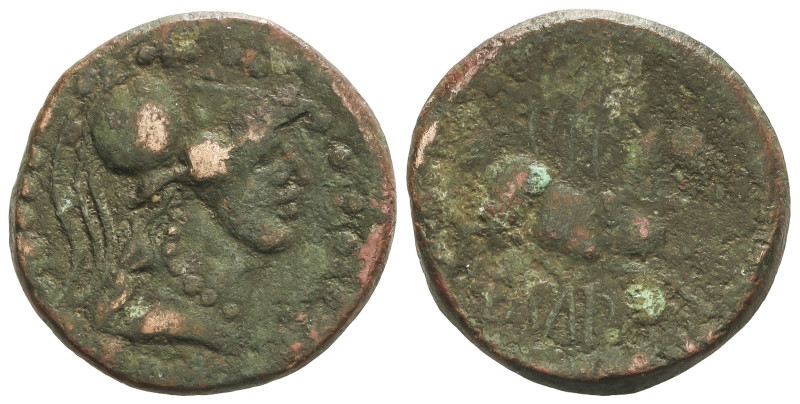 Celtiberian Coins

As. 50-27 a.C. EMPORITON (L´ESCALA, EMPURIES, Girona). Anv....