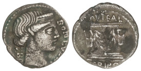 Roman Coins

Republic

Denario. 62 a.C. SCRIBONIA. L. Scribonius Libo. Anv.: Cabeza diademada de Bonus Eventus a derecha. LIBO-BON EVENT. Rev.: Ma...