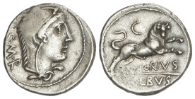 Roman Coins

Republic

Denario. 105 a.C. THORIA. L. Thorius Balbus. Anv.: Cabeza de Juno Sospita a derecha cubierta con piel de cabra I.S.M.R. Rev...