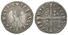 Medieval Coins

Catalonia - Kingdom of Aragon

Croat. ALFONS II. BARCELONA. Anv.: ALFOSVS:DEI:GRACIA:REX:. Efigie coronada a izquierda. Rev.: CIVI...