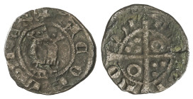 Medieval Coins

Catalonia - Kingdom of Aragon

Òbol. JAUME II. BARCELONA. Anv.: IACOBVS REX. Busto a izquierda. Rev.: B´ A-QI-NO-NA. Cruz con anil...