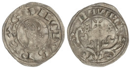 Medieval Coins

Kingdom of Navarra

Dinero. SANCHO VI. Anv.: SANCIVS REX. Efigie a izquierda. Rev.: NAVARA en arco sobre árbol superado de cruz a ...