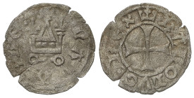 Medieval Coins

Kingdom of Navarra

Carlín negro. CARLOS EL MALO. Anv.: NAVARRE. Castillo tornés. Rev.: KAROLVS:REX. Cruz interior. 1,02 grs. Ve. ...
