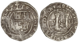 Spanish Monarchy

Joanna and Charles

4 Reales. MÉXICO. Anv.: M surmontada de roel - Escudo - O. 13,33 grs. Pátina y oxidaciones. AC-138. MBC-/MBC...