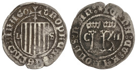 Spanish Monarchy

Joanna and Charles

1/2 Real. ZARAGOZA. 1,33 grs. (Grietas en cospel). Pátina. MUY RARA. AC-59. MBC-.