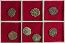 Spanish Monarchy

Philip III

Lote 7 monedas 4 Cornados. 1608, 16x, 1611, 1612, 1613, 1614, 1616. PAMPLONA. A EXAMINAR. AB-61, 66, 69, 71, 72, 73,...