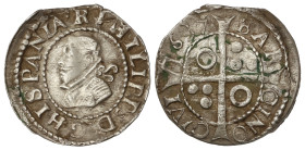 Spanish Monarchy

Philip IV

Croat. 1637. BARCELONA. 3,2 grs. (Oxidaciones). AC-662. MBC.