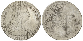 Spanish Monarchy

Charles III

Piastra (120 Grana). 1754. NÁPOLES. DeG-MMR. 24,88 grs. AR. (Rayas en anverso). KM-C25; Vti-154. MBC-.