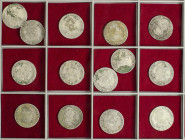 Spanish Monarchy

Charles IV

Lote 14 monedas 2 Reales. 1797 a 1808. MADRID. Alguna repetida. A EXAMINAR. BC a MBC-.