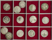 Spanish Monarchy

Charles IV

Lote 14 monedas 2 Reales. 1799 a 1808. SEVILLA. Varias repetidas. A EXAMINAR. BC a MBC-.