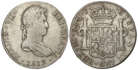 Spanish Monarchy

Ferdinand VII

8 Reales. 1812. LIMA. J.P. 27,05 grs. (Rayitas y golpecitos). AC-1244. MBC.