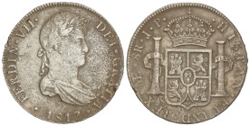 Spanish Monarchy

Ferdinand VII

8 Reales. 1817. LIMA. J.P. 26,03 grs. (Oxidaciones marinas). Pátina. AC-1250. MBC.