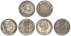 Spanish Monarchy

Elisabeth II

Lote 3 monedas 1 Real. 1848, 52, 59. MADRID. A EXAMINAR. AC-300, 302, 308. MBC+ a EBC-.