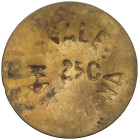 Peseta Period

Local Issues of the Civil War

25 Céntimos. MARCHENA. 10,94 grs. Latón. (Acuñación floja). AC-45; Vti-L48. MBC-.