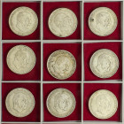 Peseta Period

Estado Español

Lote 80 monedas 100 Pesetas. 1966 (*66, 67, 68). A EXAMINAR. MBC+ a EBC.